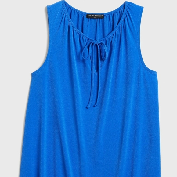 Banana Republic Factory Tops - Banana republic women's Crepe Tie-Neck Top